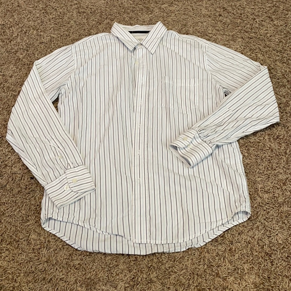 Aeropostale authentic fit button down long sleeve